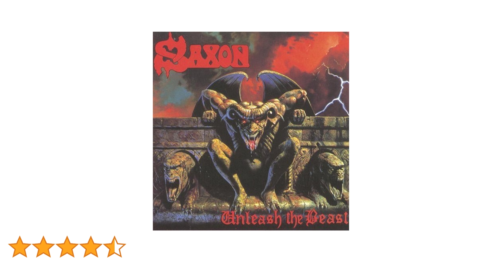 帯付き！SAXON/サクソン/ UNLEASH THE BEAST/ 1997年 帯付き！SAXON/サクソン/ UNLEASH THE BEAST/ 1997年 Saxon